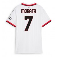 Dres AC Milan Alvaro Morata #7 Gostujuci za Žensko 2024-25 Kratak Rukav